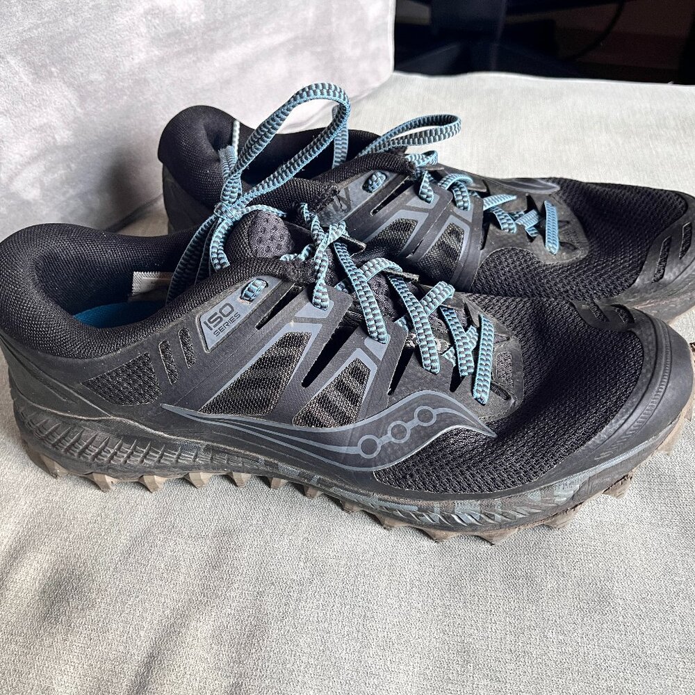 Saucony Peregrine ISO Mens trail running shoes size 10.5